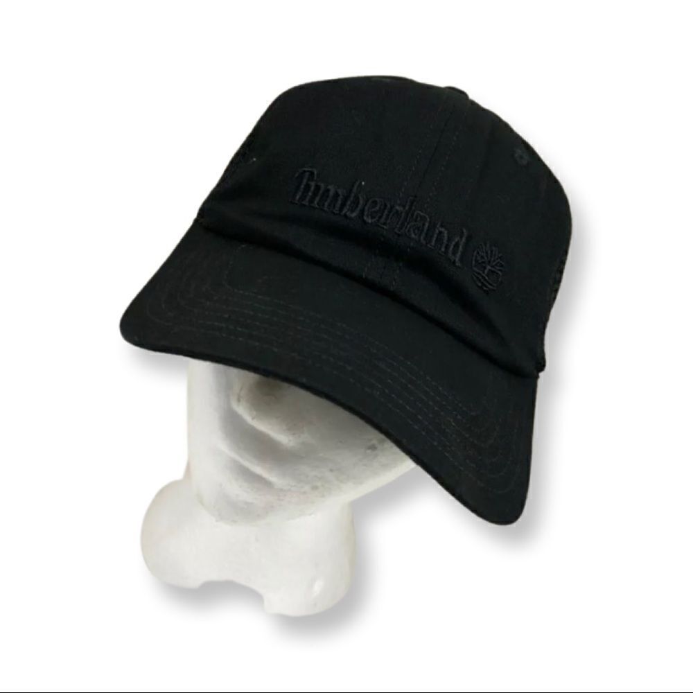 Timberland Baseball Cap Hat black New Trucker Mesh Adjustable snap back - Picture 2 of 11
